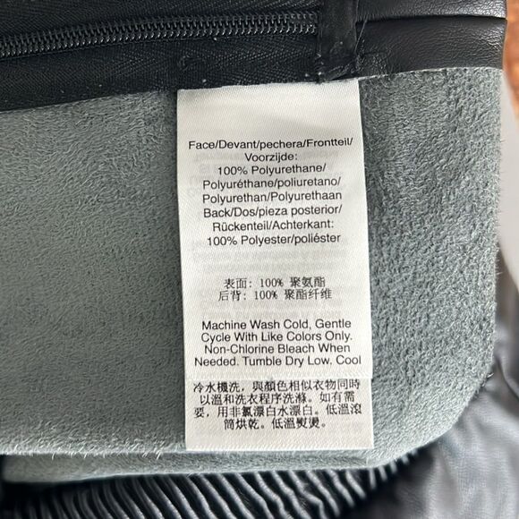 021 New DKNY Womens Faux Leather High Rise Ankle
Pants Size M - Picture 6 of 10